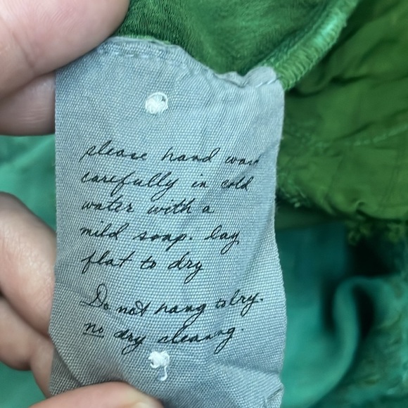 🍃Stunning Raquel Allegra green jacquard high waist pleated pants - Picture 12 of 15